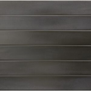 MASSIMO DARK BLACK SATIN SUBWAY 50X400MM 31578